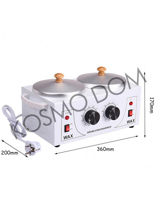 Воскоплав с терморегулятором двойной Double Wax Warmer, 800 мл - Иркутск