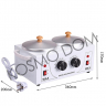 Воскоплав с терморегулятором двойной Double Wax Warmer, 800 мл - Иркутск